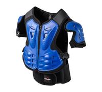 AsrMyjcx Tuta Da Motociclista per Bambini con Pettorina E per La Guida, Blu