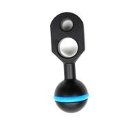 AsrMyjcx YS Head Adapter Ball Clip Braccio Supporto Convertitore Montaggio Alluminio Resistente Realizzato per Ridurre Il Peso Adatto per Fotografia Subacquea, 2.3 inch