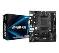 Asrock A520M-HDV AMD A520 2DDR4 1M.2 4SataIII AM4 HDMI/VGA/DVI-D mATX