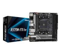 Asrock Am4 A520m-itx/ac One Size Black / Silver