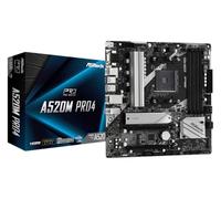 Asrock A520M Pro4 mATX - Scheda madre AM4 M.2/HDMI/DP/D-Sub/USB3.2 90-MXBDU0-A0UAYZ