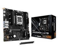 ASRock A620AM-X WIFI AMD Socket AM5 Motherboard, 2 x DDR5 DIMM Slots, 1 x M.2 Socket [Key E], 2 x USB 3.2 Type-C, 2.5G LAN, 802.11ac Wi-Fi Module, 1 x HDMI Port/ 1 x Display Port