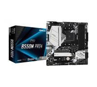 Asrock B550M Pro4 AMD B550 Socket AM4 micro ATX (AMD B550, 4 x DDR4 DIMM, 7.1 CH