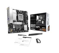 ASRock B850M Rock WiFi - Motherboard - micro ATX - Socket AM5 - AMD B850 Chipsatz - USB-C 3.2 Gen 1, USB 3.2 Gen 1 - 2.5 Gigabit LAN, Bluetooth, Wi-Fi 6E - Onboard-Grafik (CPU erforderlich)
