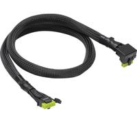 ASRock Cavo di alimentazione 12 V-2 x 6 600 W, conforme ATX 3.1 e PCIe 5.1, connettore GPU a forma di L, terminali HCS 16 AWG, per PSU ASRock Taichi/Phantom Gaming da 750 W +