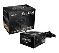 Fonte di alimentazione ASROCK CL-750B, PSU,750W, 80 Plus Bronze,120MM,Active PFC,PCI-E 5.1 (12+4pin) x1,PCI-E (6+2 Pin) x4, SATA (5 Pin) x4