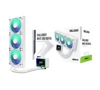 Asrock Challenger White 360 Digital Processore Kit di raffreddamento a liquido 12 cm Bianco