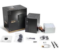 ASRock DeskMeet B660 Mini PC Barebone Kit - Intel B660, supporta CPU Intel Core di 14a/13a/12a generazione, DDR4 128 GB, PCIe 4.0, Dual M.2, 500 W PSU, USB-C, HDMI/DP/D-Sub (senza CPU/RAM/Storage)