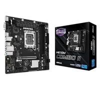 ASRock H610M Combo II - Scheda madre Micro-ATX LGA1700 Intel 14e/13e/12e Gen - Combo DDR5 x2 o DDR4 x1, x1 PCIe 5.0, x1 M.2 PCIe 3.0x4, HDMI/DP/VGA