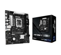 ASRock H810M-P Gen5 Scheda madre, Micro ATX, LGA1851 Socket, DDR5, PCIe 5.0, Intel Core Ultra Series 2