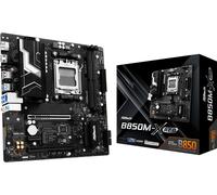 ASRock B850M-X AMD AM5 Socket Motherboard, Micro-ATX, 2x DDR5 Slots, 2x M.2 Sockets, 1x USB-C Port, 2.5GbE LAN, 1x DisplayPort / 1x HDMI Port