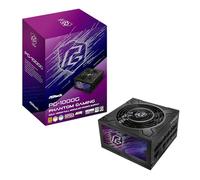 ASRock Phantom Gaming PG-1000G - Alimentatore da 1000 W, modello intrecciato individuale, per appassionati di videogiochi, condensatore giapponese completamente modulare, 80 Plus, Gold Cybenetics