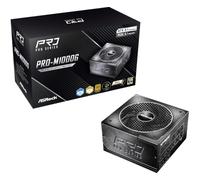 Asrock Pro Series PrO-M1000g 1000w Atx 80+ Gold Black (90-Uxr100-Gfeaa2)