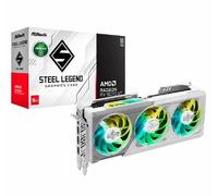 ASRock Radeon RX 9070 XT Steel Legend White 16 GB OC GDDR6 scheda grafica
