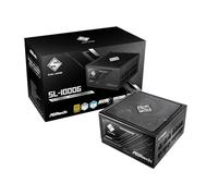 ASRock Steel Legend SL-1000G - Alimentatore modulare completo ATX3.1 e PCIe5.1, 80 Plus, Gold & Cybenetics Platinum, 10 anni di garanzia
