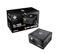 ASRock Steel Legend SL-750G, alimentatore ATX, 750 W, 80+, oro, nero - NUOVO
