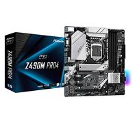 Asrock Z490M PRO4 Scheda madre Intel Z490 Micro ATX 1200 Socket, 4 DDR4, CrossFireX, VGA, HDMI, Display Port, M.2