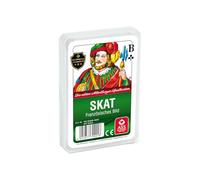 ASS 22570001 - Quadro in plastica con 32 carte da gioco, colore: Bianco