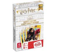 ASS 22584064 Harry Potter - gioco 4 in 1, adatto per Quartetto, Mau, Schnipp Schnapp e Memo, a partire da 4 anni