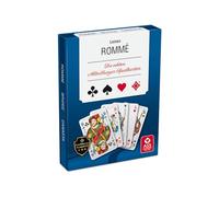 ASS Altenburger 22570073, Gioco di carte Ramino con struttura in lino