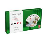 ASS Altenburger 22570188 - Cassetta per carte da gioco, immagine francese, in scatola ecologica per Rommé, Skat, Bridge, Canasta