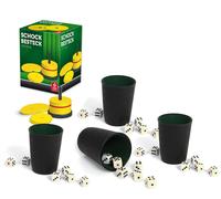 Ass Altenburger Schockbesteck-Set Con 4 Würfelbechern Incl. 24 Dadi Schocken