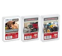 Ass Altenburger - Set di 3 giochi di quartetto agricoltura composto da 1° trattore Top Ass - 2° Top Ass agricoltore - 3° Top Ass - Animali di fattoria