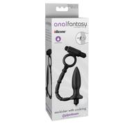 Ass Kicker Stimolatore prostatico plug anale doppia vibrazione 10 cm di inseribi