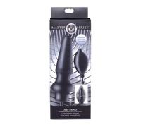 Master Series Ass-Pand Large Inflatable Silicone Anal Plug Black