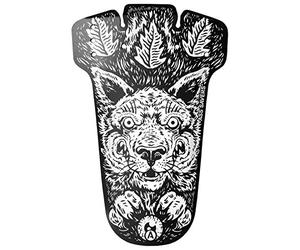 Ass Savers Unisex MRF-1-WLF Parafanghi Biciclette Lupo, Regolare