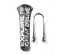 Ass Savers - Win Wing 2 Gravel - Grande Offline, Parafango posteriore per Gravel Bikes con Wishbone Nero, Larghezza pneumatici fino a 60mm, Ultraleggero, Clip On, Facile installazione e rimozione,