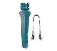 Ass Savers, Win Wing 2 Road, Blue Dots, Parafango posteriore per moto da strada con braccio oscillante nero, larghezza pneumatici fino a 35mm, ultraleggero, clip on, facile installazione e rimozione,