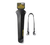 Ass Savers, Win Wing 2 Road, Parafango posteriore per moto da strada con braccio oscillante nero, larghezza pneumatici fino a 35 mm, ultraleggero, clip on, facile installazione e rimozione, montaggio