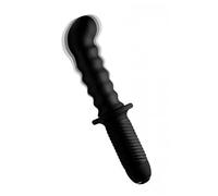 Ass Thumpers 140705 Smooth Vibrating Anal Plug With Remote Control, Black