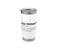 Ass-Tronaut Definition Funny Sarcastic Dictionary Bicchiere termico in acciaio inox doppia parete