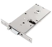 Serratura metallo infilare elettrica 85000 yale b.q inox f.mm 16 f.ov+scr+f+q8 h