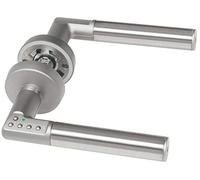 Assa Abloy Maniglia con Sblocco Tramite Codice per Porte, Alimentata a Batteria, D8812H000 Grigio, apertura con mano destra