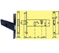 Serratura per porte in alluminio con fascia stretta Assa Abloy-Yale-Corni