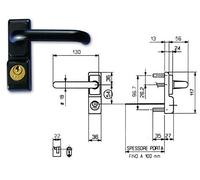 Assa Abloy Yale 9520 Maniglia E Cilindro Esterno Reversibile