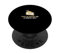 Assaggiatore di formaggi per gli amanti del formaggio Questo è Gouda Foodie PopSockets PopGrip Adesivo