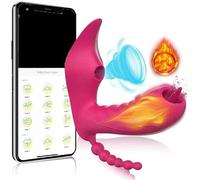 -Ｍáśśággiátoré Šeșsualì Vîbrátore con Controllo Wireless con Control App, Stîmólạtórẹràńtè Clidòrīdè Pūňtò Ġ Vạgînale,Rátorí con Telecomando a Distanza