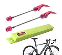 Assale a sgancio rapido per bicicletta - Set mozzo in lega di alluminio, kit di sostituzione albero cavo anteriore posteriore | Accessorio per la manutenzione delle ruote della bicicletta per mig