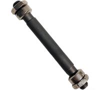 Assale Cuscinetto per vuoto MTB Posteriore 14.5cm Nero Assale | Per posteriore, 14.5cm lunghezza, rotazione , design per vuoto, riduzione attrito(Front Axle)