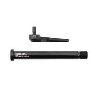 Winora Radius Front Through Axle Argento 12 x 128 mm Black