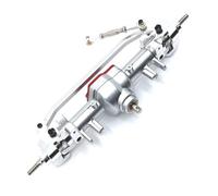 Assale per Auto RC Assale Differenziale Set Asse Anteriore E Posteriore Gruppo Trasmissione Metallo con Kit Aggiornamento Completo E Robusta Struttura, Argento, style to 1