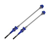 Assali a sgancio rapido per bicicletta anteriore posteriore leva 140mm 180mm blu
