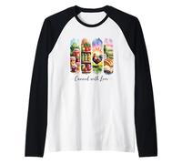 Assapora l'alba del gallo delle cose semplici Maglia con Maniche Raglan