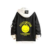Assassination Classroom Giacca di jeans Korosensei Cosplay Felpa con cappuccio Uomo Donna Moda Casual Giacca di jeans