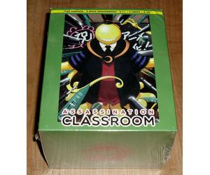 ASSASSINATION CLASSROOM Serie Completa Pack 8 Blu-Ray + 4 Libri Nuovo Anime R2