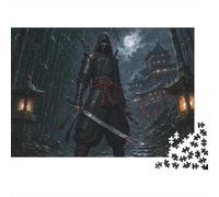 Assassino Ninja Giapponese Puzzle 1000 Pezzi, Regalo per Amanti dei Puzzle